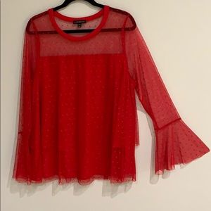 Bell-sleeved Blouse